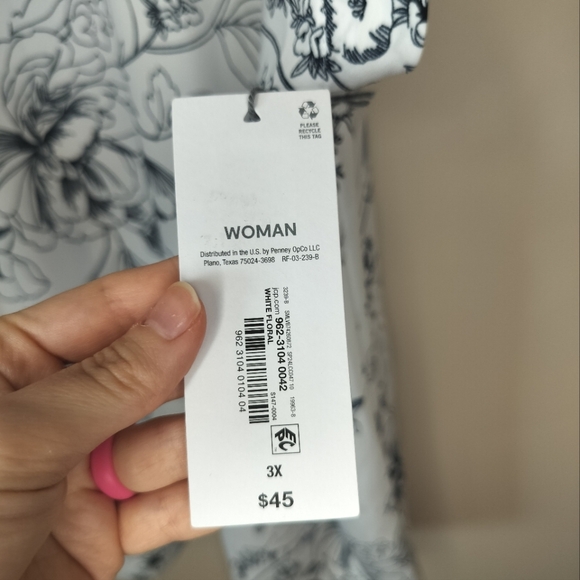 Liz Claiborne Floral Pattern Blouse - Picture 7 of 8